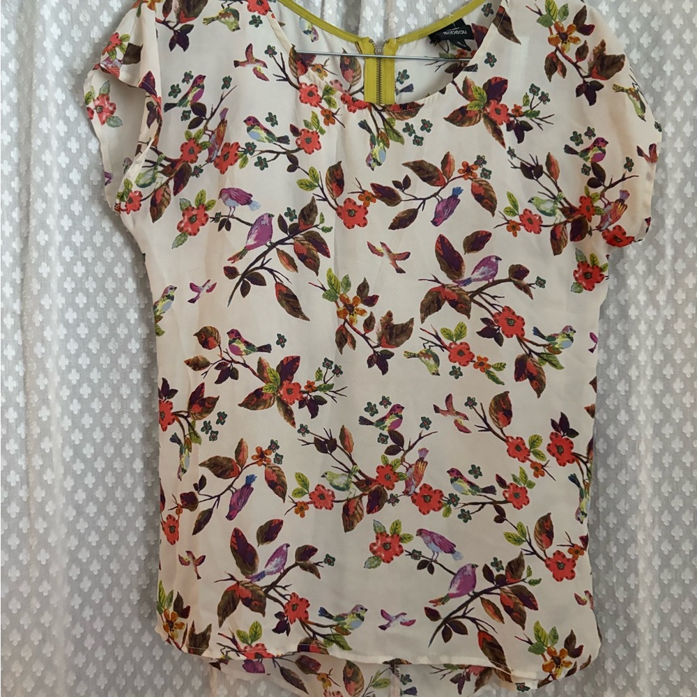 Bobeau Multicolor Floral Blouse